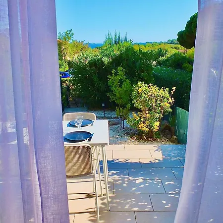 Au Petit Bonheur Vue Mer, Parking, 3 Mn De La Ле-Лаванду