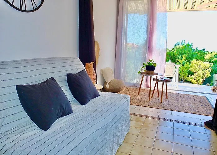 Au Petit Bonheur Vue Mer, Parking, 3 Mn De La * 勒拉旺杜