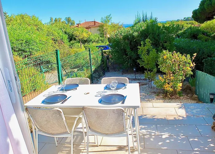 Au Petit Bonheur Vue Mer, Parking, 3 Mn De La Lägenhet *